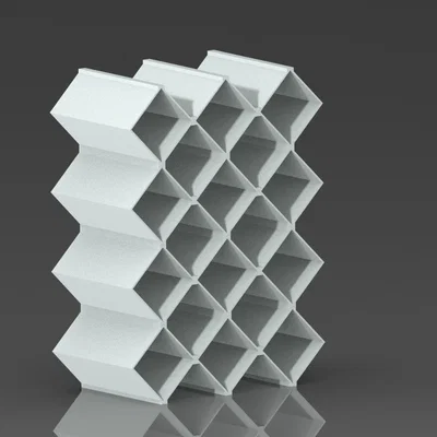 Kệ gia vị thiết kế dạng lưới hình thoi hiện đại - In 3D