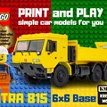 Mô hình khung xe tải LEGO Tatra 815 6x6 in 3D độc đáo - Thumbnail 1