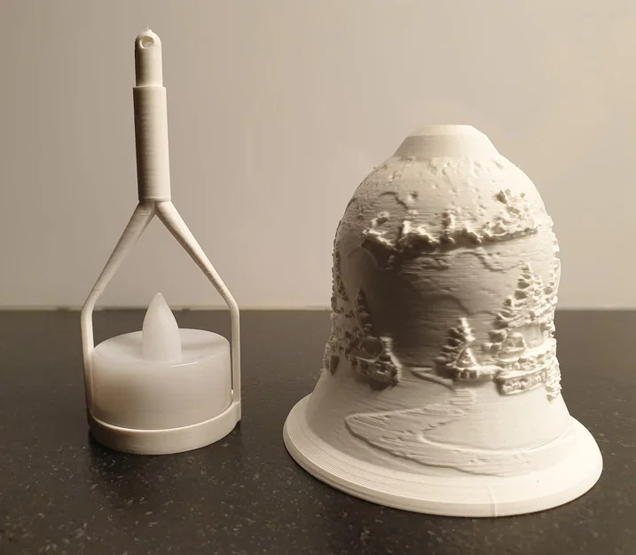 Giá đỡ cho chuông Giáng sinh dạng Lithophane + Chuông - Image 2