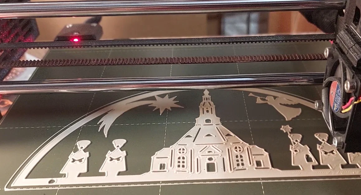 Schwibbogen (Vòm nến) với mô hình nhà thờ Seiffen - Image 5