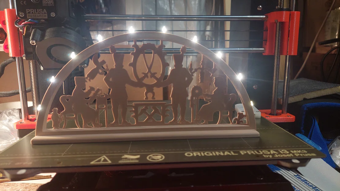 Schwibbogen (Vòm nến) với mô hình nhà thờ Seiffen - Image 10