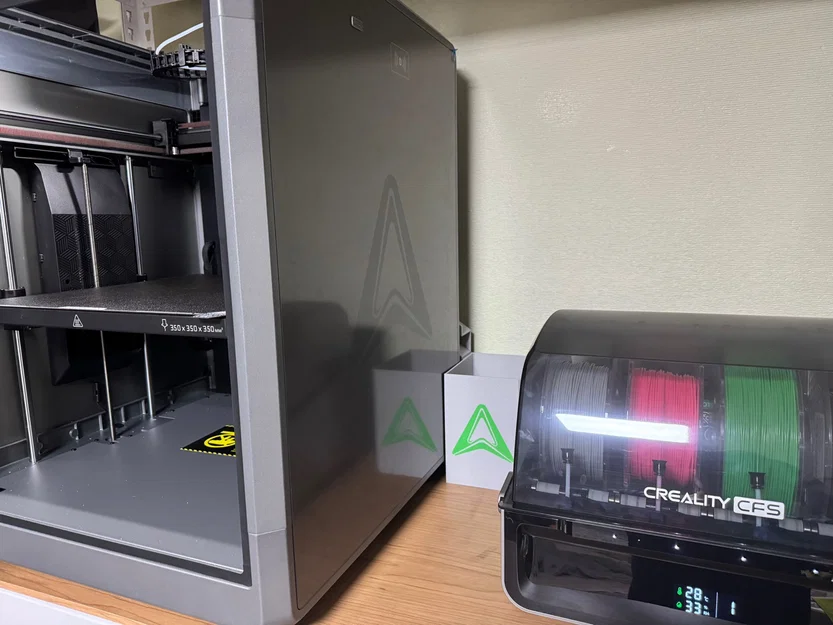 Hộp đựng rác thải in 3D cho máy K2 Plus - Image 1