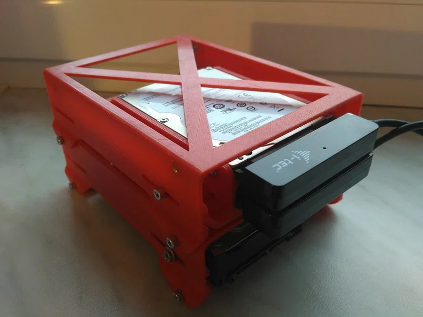 Vỏ đựng ổ cứng HDD 2,5" và 3,5" dạng xếp chồng - Image 1