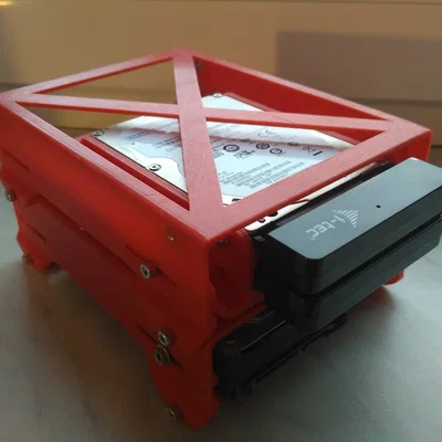 Vỏ đựng ổ cứng HDD 2,5" và 3,5" dạng xếp chồng