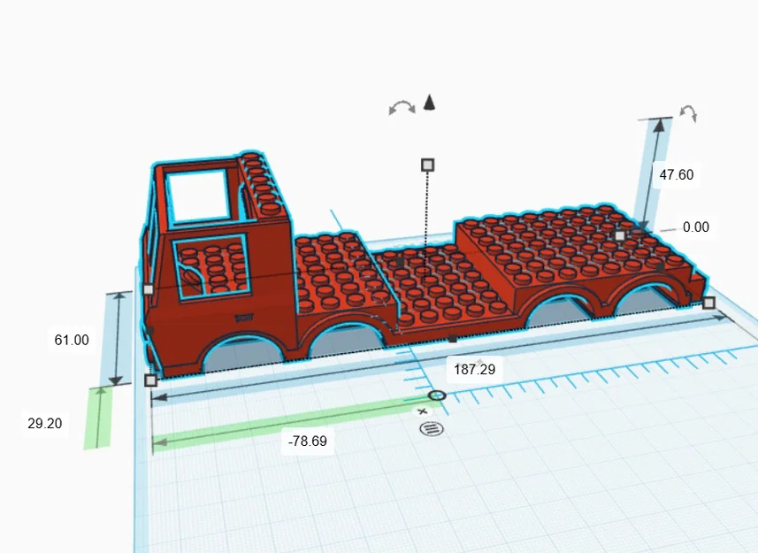 Mô hình đế xe cứu hỏa Tatra 8x8 tương thích LEGO cho in 3D - Image 2