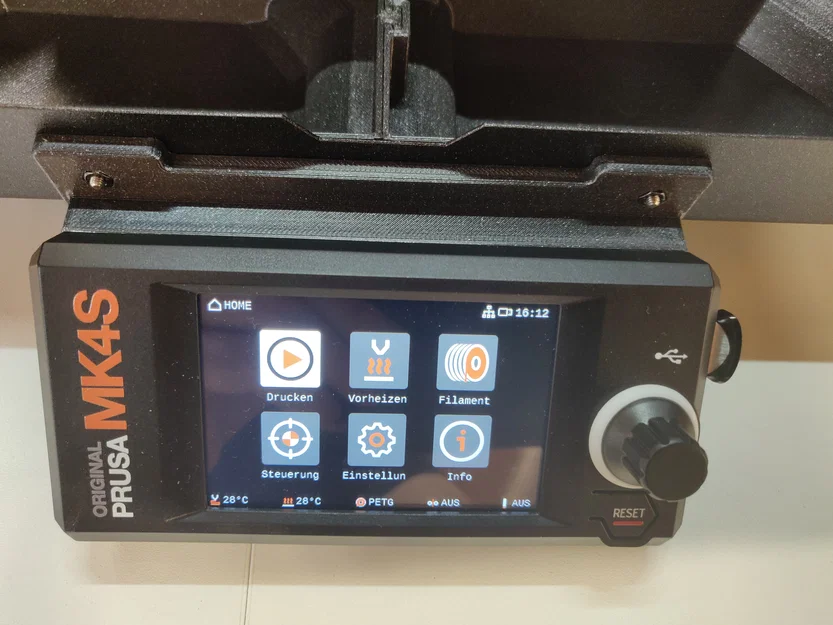 Bộ chuyển đổi (adapter) gắn xLCD MK4S (loại mới) cho thùng máy Prusa - Image 1