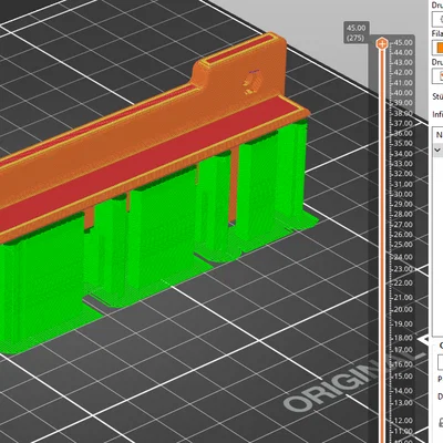 Bộ chuyển đổi (adapter) gắn xLCD MK4S (loại mới) cho thùng máy Prusa