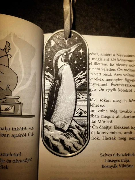 Kẹp Sách Chim Cánh Cụt (Penguin Bookmark) - Image 2