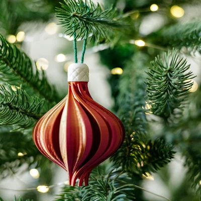 Quả Châu Trang Trí Cây Thông Noel Dạng Xoắn