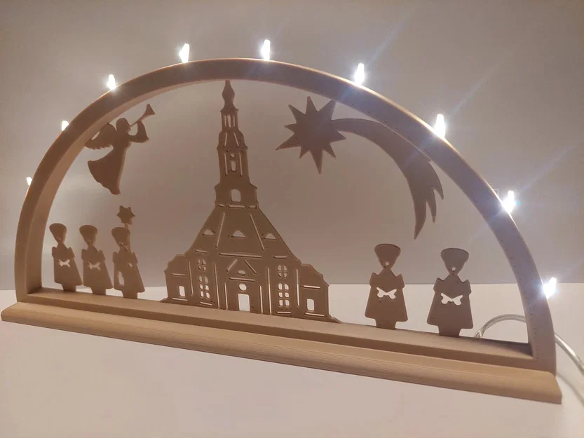 Schwibbogen với xe Trabant, Wartburg và đường chân trời Leipzig - Image 8