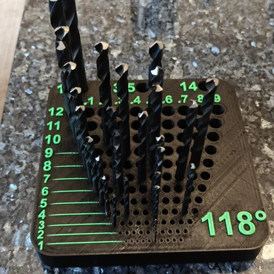 Giá đỡ / Hộp đựng mũi khoan hệ mét 1-14mm