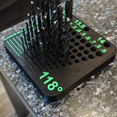 Giá đỡ / Hộp đựng mũi khoan hệ mét 1-14mm