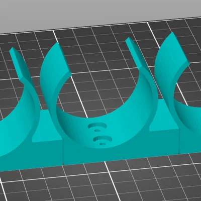 Bộ giá treo ống silicone (Silicon tube holder) kèm công cụ căn chỉnh