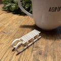 Mô hình xe trượt tuyết mini 7cm - Phụ kiện trang trí Giáng sinh - Thumbnail 2