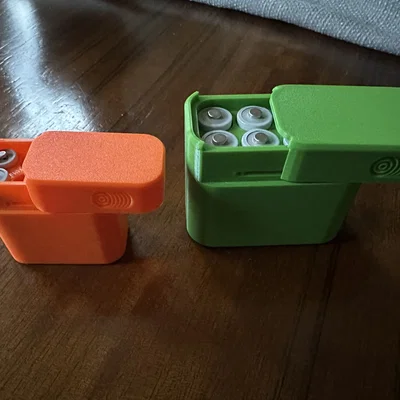 Hộp đựng pin AAA in 3D tiện lợi, thiết kế trượt thông minh