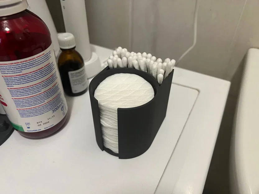 Khay đựng bông tẩy trang và tăm bông 3D gọn gàng tiện lợi - Image 1