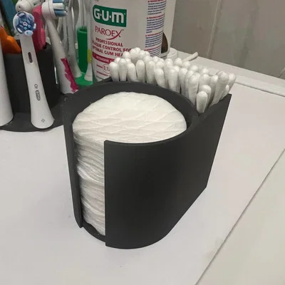 Khay đựng bông tẩy trang và tăm bông 3D gọn gàng tiện lợi
