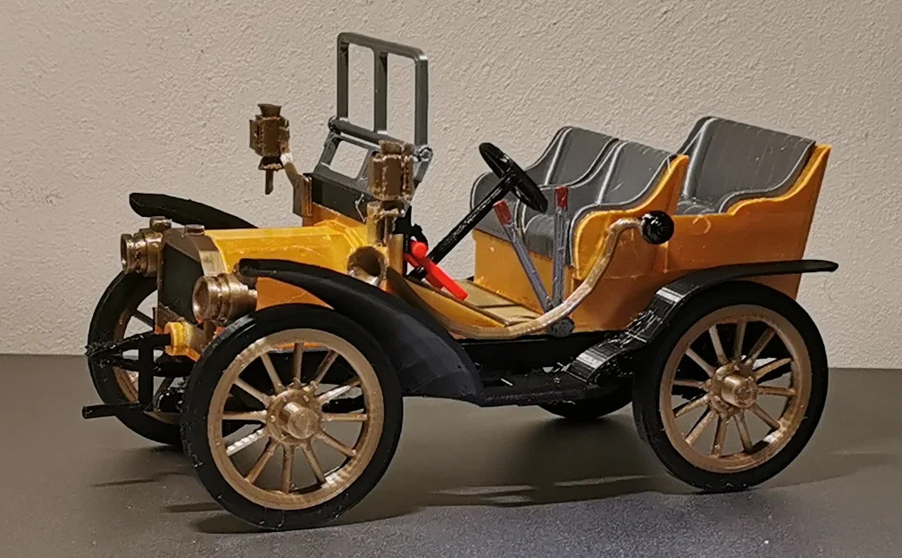 Mô hình in 3D xe cổ Fiat 12/16HP đời 1902 tinh xảo - Image 9