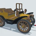 Mô hình in 3D xe cổ Fiat 12/16HP đời 1902 tinh xảo - Thumbnail 15