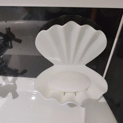 Khay đựng xà phòng hình vỏ sò treo tường