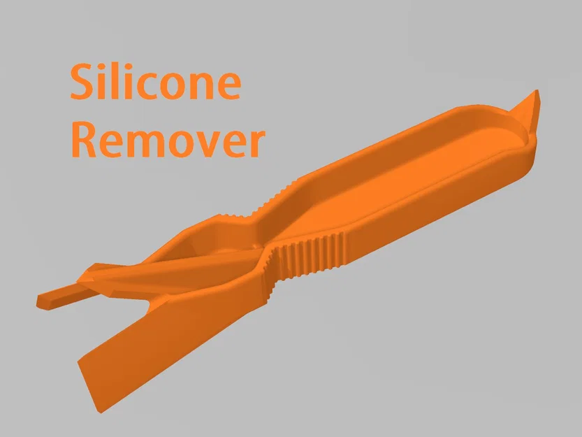 Dụng cụ cạo silicone đa năng từ nhựa in 3D (Silicone Remover) - Image 1