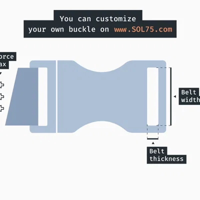 Khóa cài tùy chỉnh (Customizable buckle)