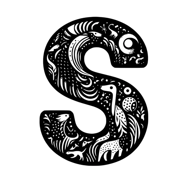 Mô hình chữ S trang trí 3D nghệ thuật độc đáo (Crazy Alphabet) - Image 3