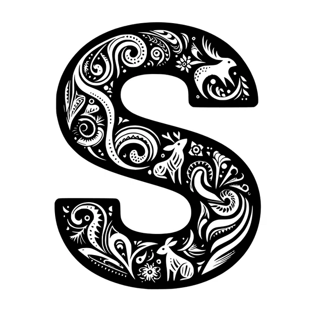 Mô hình chữ S trang trí 3D nghệ thuật độc đáo (Crazy Alphabet) - Image 4