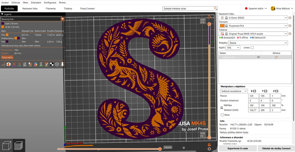 Mô hình chữ S trang trí 3D nghệ thuật độc đáo (Crazy Alphabet) - Image 8