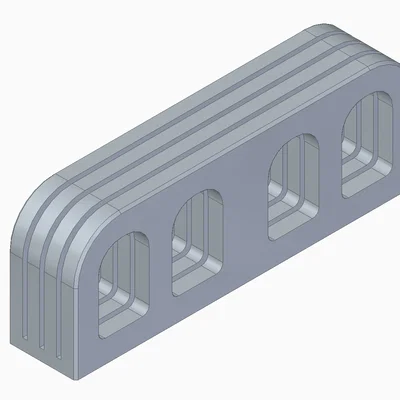 Giá đỡ tấm nền in 3D (Druckplatten Halter) - Phụ kiện lưu trữ 3 tấm