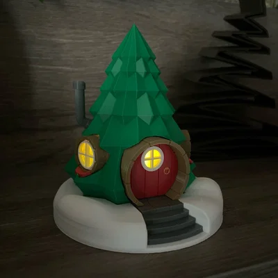 Nhà Cây Thông Noel (Xmas-Tree Fairy-House) cho Làng Giáng Sinh