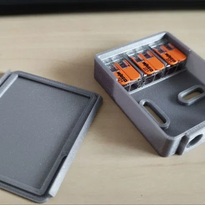 Hộp bảo vệ đầu nối dây điện WAGO 221 3x2 nhỏ gọn in 3D