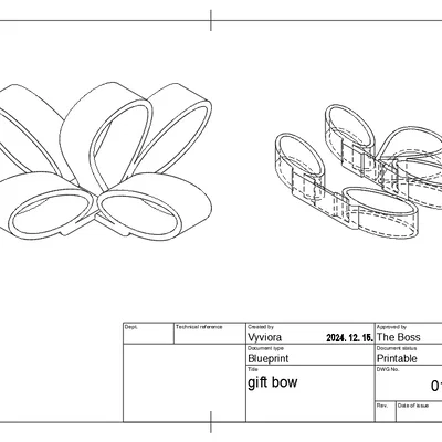 Nơ trang trí quà tặng (Gift bow)