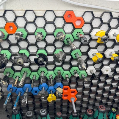 Phụ kiện gắn mũi phay Router Bit cho tường Honeycomb Wall