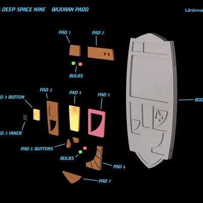 Mô hình Star Trek: DS9 Bajoran PADD