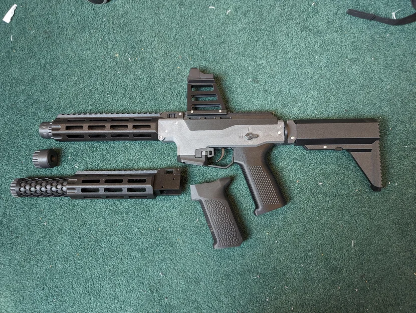 Báng Rút Dài Hơn Cho Mosquito Airsoft Kèm File Parametric - Image 2