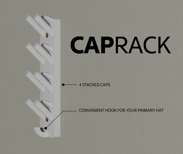 Giá treo nón (Cap) gắn tường tiện lợi - Image 1