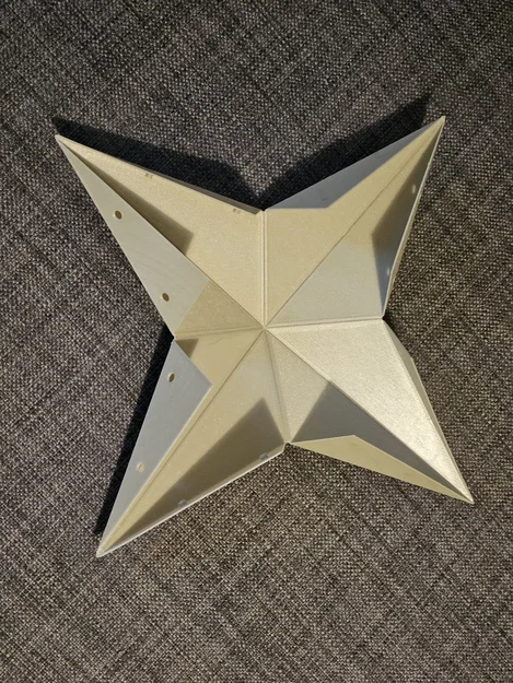 Ngôi sao Giáng sinh gấp theo phong cách Origami - Image 4