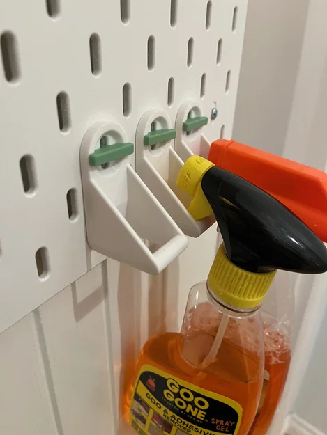 Giá đỡ bình xịt IKEA Skadis - Sử dụng hệ thống T-Clip - Image 1