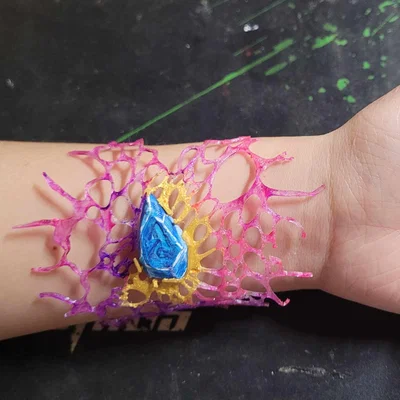 Vòng tay Jayce Acceleration Rune & Anomaly Mesh - Arcane League of Legends - Chỉ dùng cho FDM