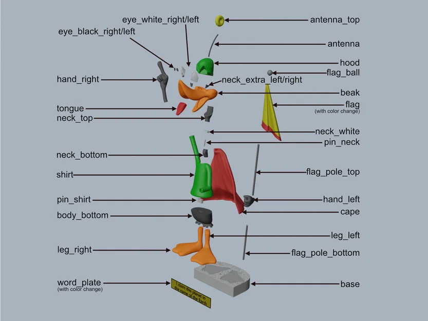 Mô hình Duck Dodgers - Nhân vật hoạt hình kinh điển - Image 2