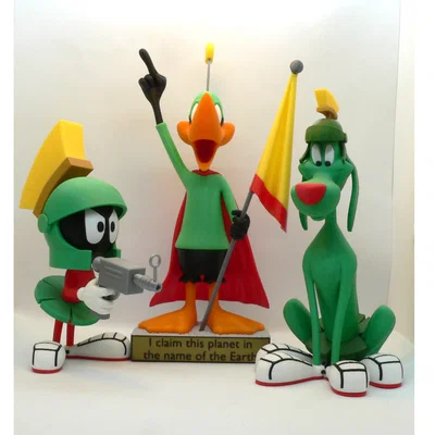 Mô hình Duck Dodgers - Nhân vật hoạt hình kinh điển