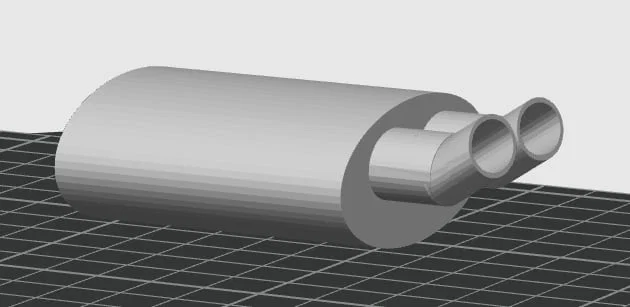 Ống xả ô tô tỷ lệ 1:10 - Image 5