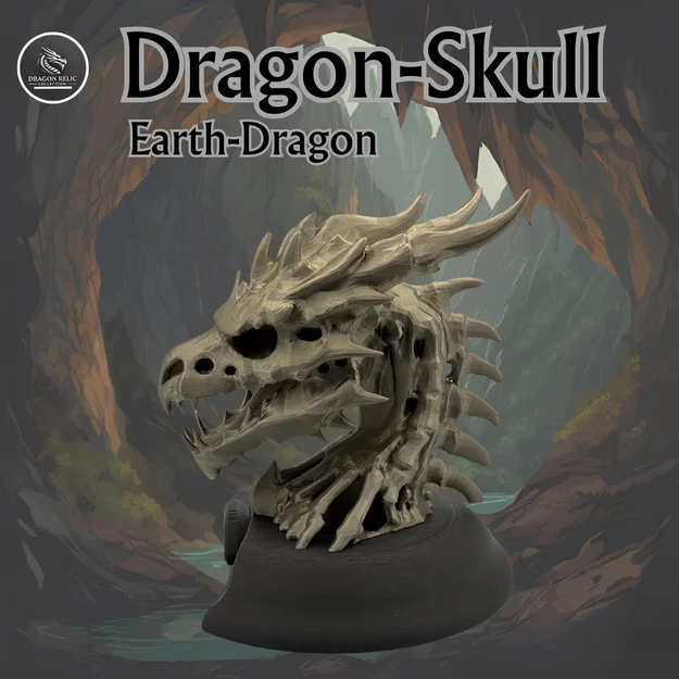 Mô hình Hộp sọ Rồng (Dragon Skull / EarthDragon) - Image 1