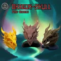 Mô hình hộp sọ rồng (Dragon Skull) kèm chân đế - Thumbnail 1