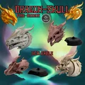 Mô hình hộp sọ rồng (Dragon Skull) kèm chân đế - Thumbnail 2
