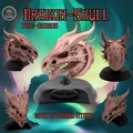 Mô hình hộp sọ rồng (Dragon Skull) kèm chân đế - Thumbnail 3