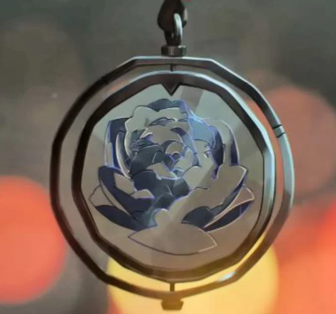 Dây chuyền mặt hoa hồng Ekko Powder - Arcane League of Legends - CHỈ DÀNH CHO MSLA - Image 1