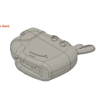 Ốp lưng Chill Guy cho Airpods Pro Gen 2 (kèm file solid body tùy chỉnh)