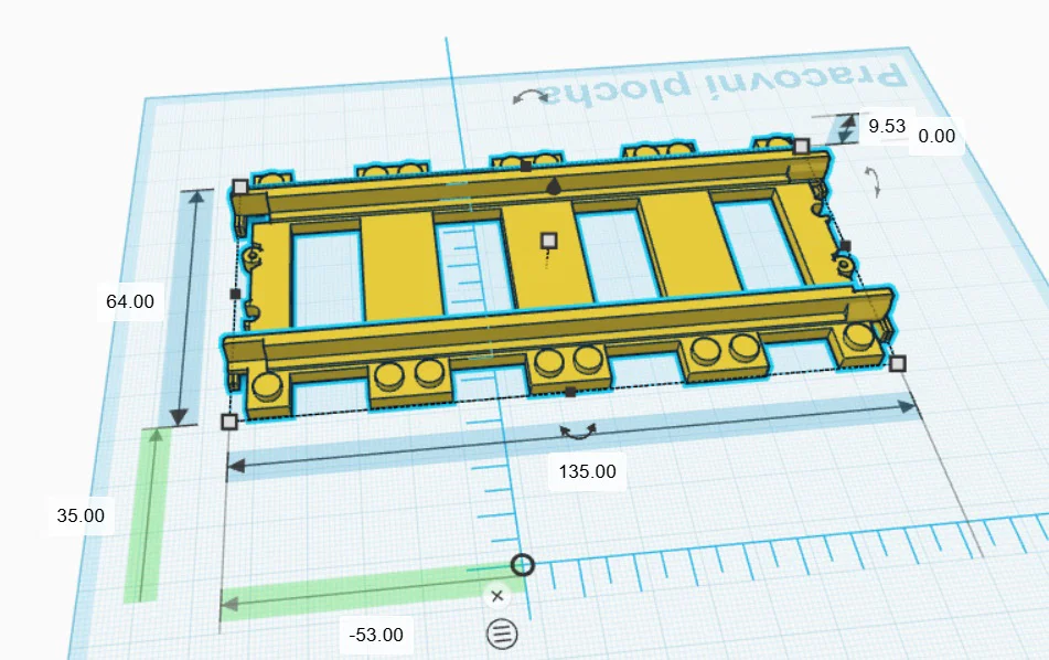 Ray đường sắt thẳng LEGO Train - Tự in 3D dễ dàng - Image 2